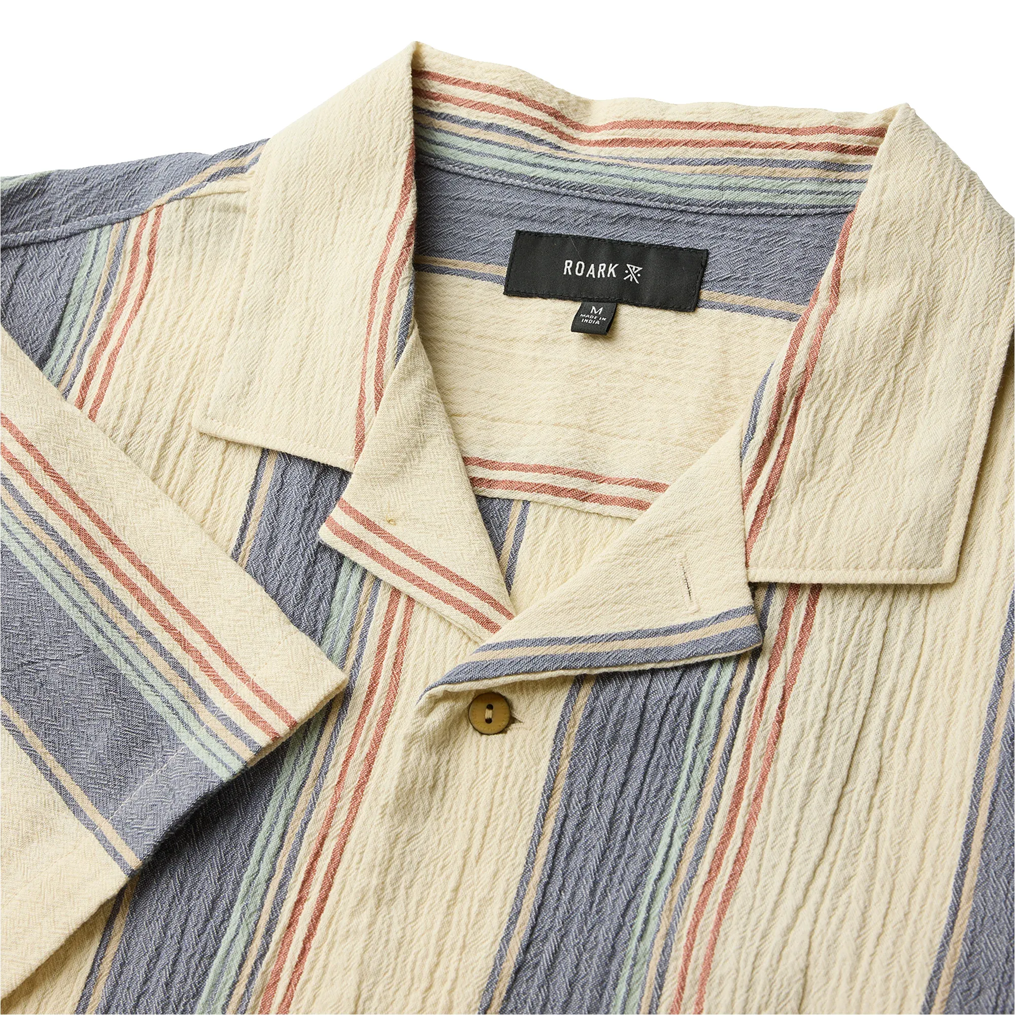 Roark Men's Gonzo Short Sleeve Button Up Shirt - Ivory sold by Sun Diego Boardshops product image thumbnail 4