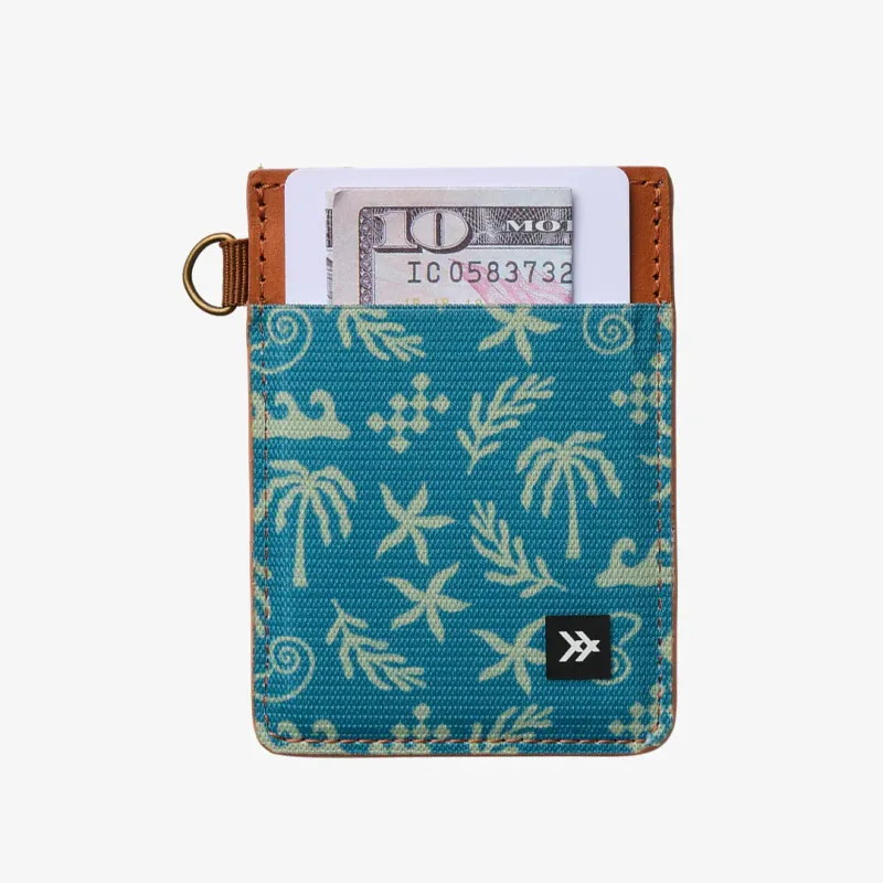 Thread Vertical Leather Wallet - High Tide made by Sun Diego Boardshops