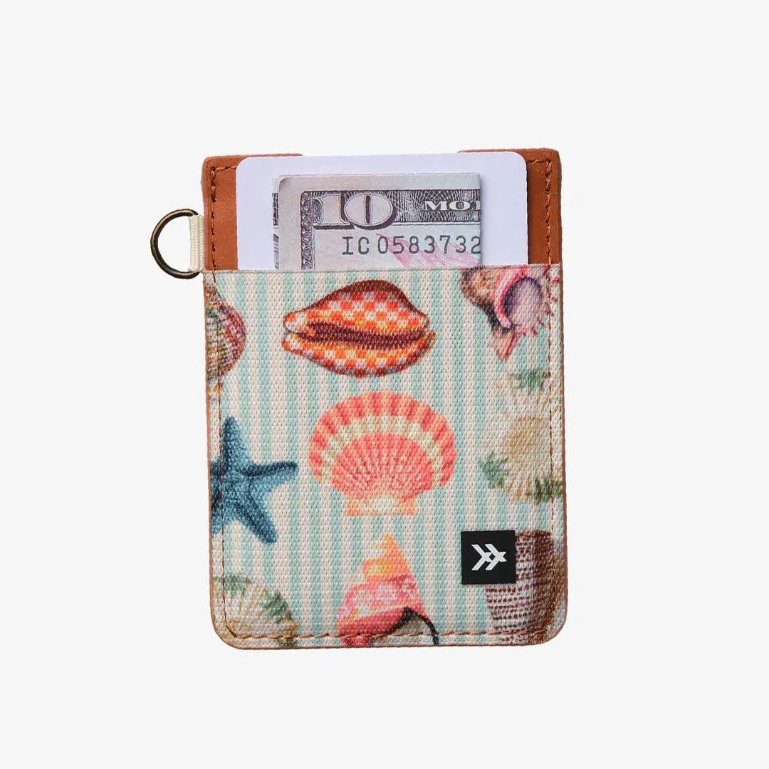 Thread Vertical Leather Wallet - Shells sold by Sun Diego Boardshops