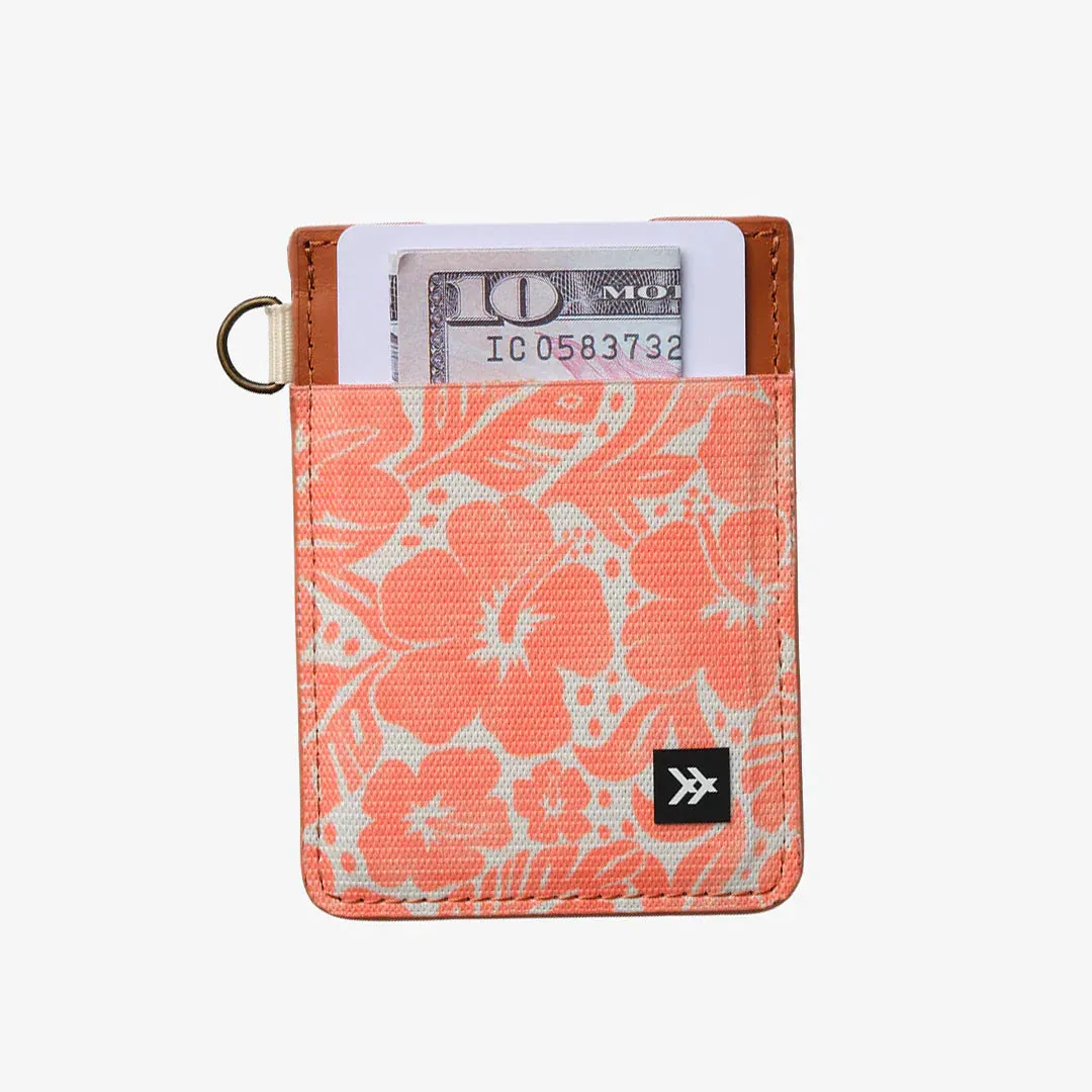 Thread Vertical Leather Wallet - Coral Crush sold by Sun Diego Boardshops