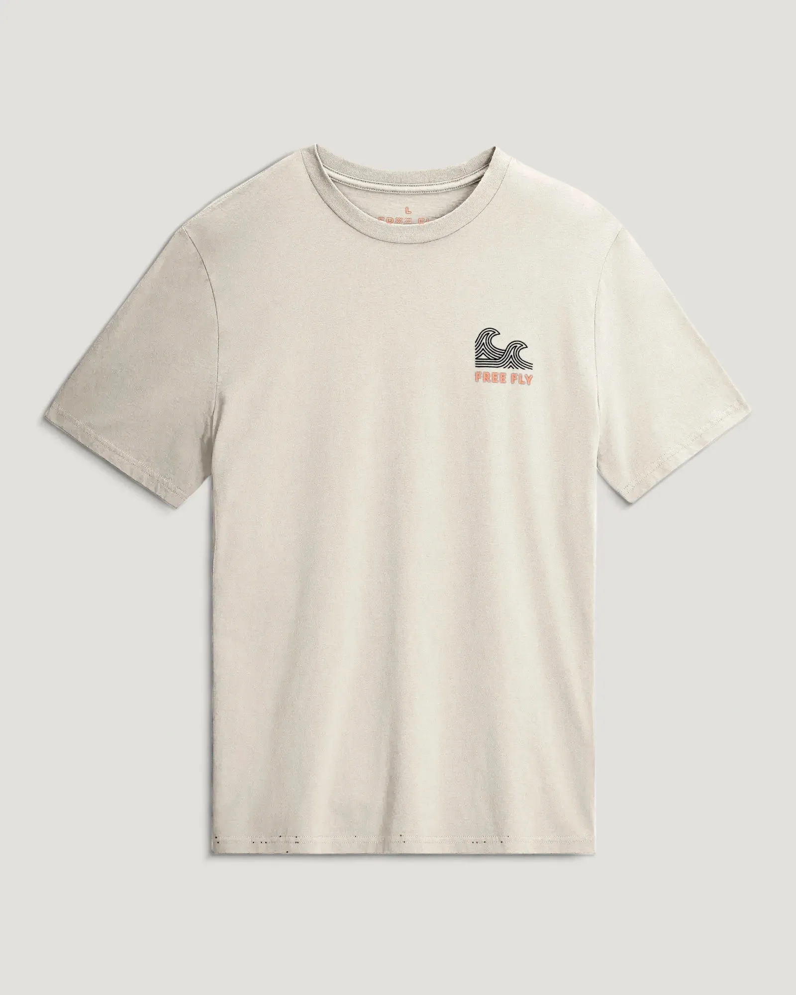 Free Fly Men's Beach Access Tee - Hea Sea Salt sold by Sun Diego Boardshops product image thumbnail 2