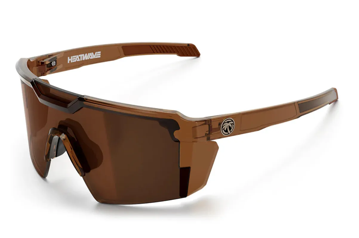 Heat Wave Visual Future Tech Sunglasses - Sb-saddle/Brown made by Sun Diego Boardshops