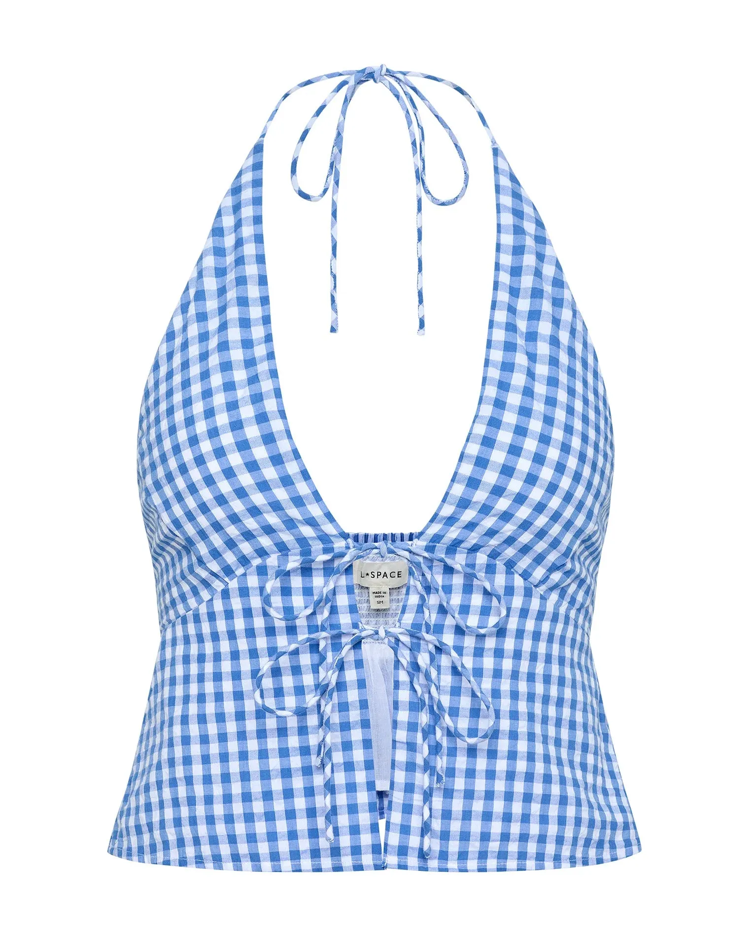 L Space Women's April Top - Morning Gingham sold by Sun Diego Boardshops product image thumbnail 2