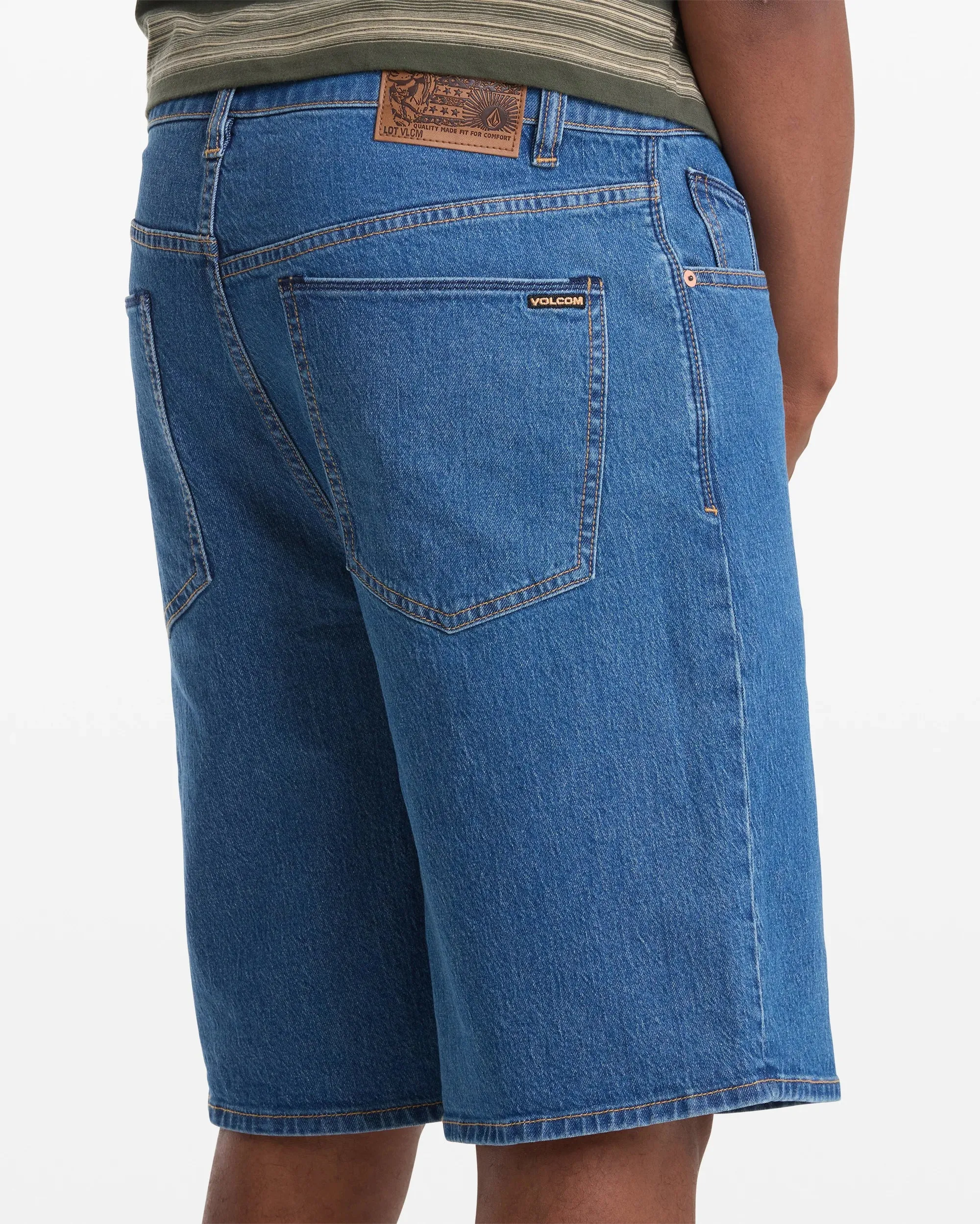 Volcom Men's Billow Denim Shorts - Bold Blue sold by Sun Diego Boardshops product image thumbnail 3