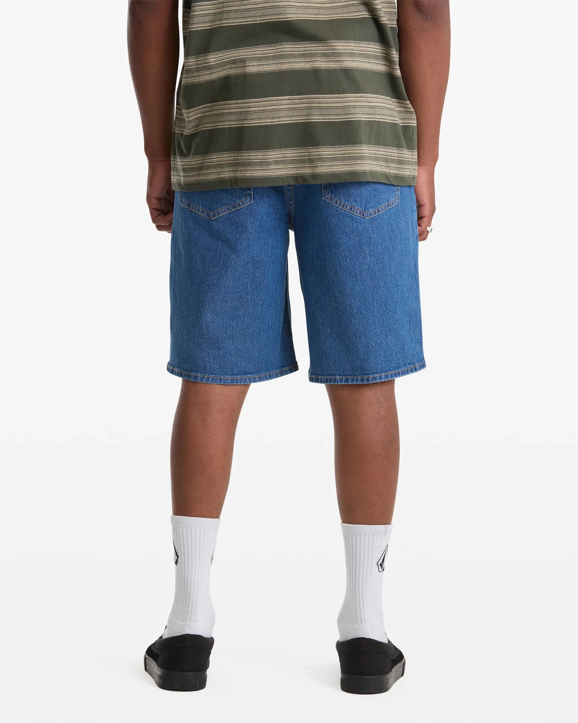Volcom Men's Billow Denim Shorts - Bold Blue sold by Sun Diego Boardshops product image thumbnail 2