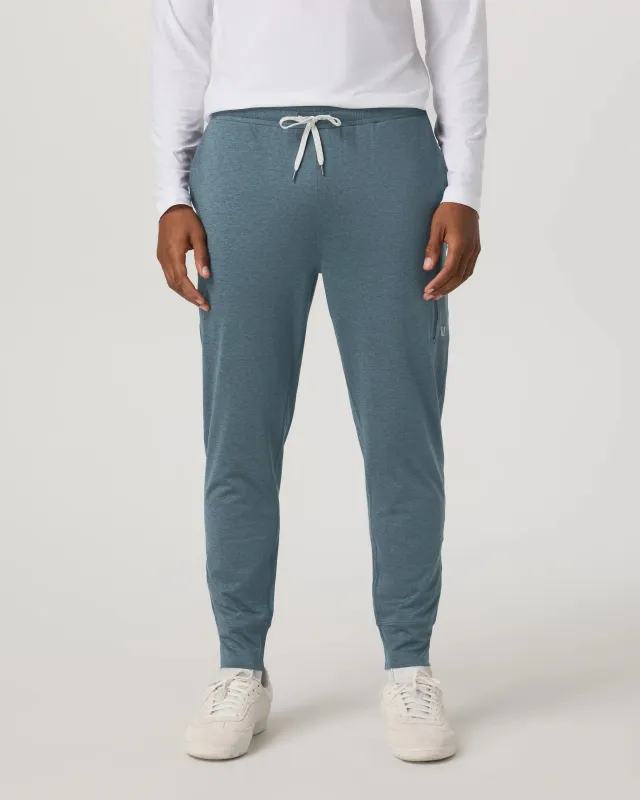 Vuori Men's Sunday Performance Jogger - Blue Sea Heather made by Vuori
