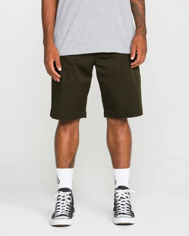 Volcom Men's Men's Frickin Modern Stretch Shorts - Rosin made by Volcom