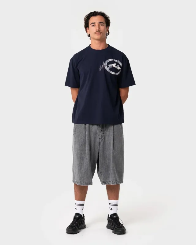 Rusty Men's Uncut Gems Tee - Navy Blue made by Rusty