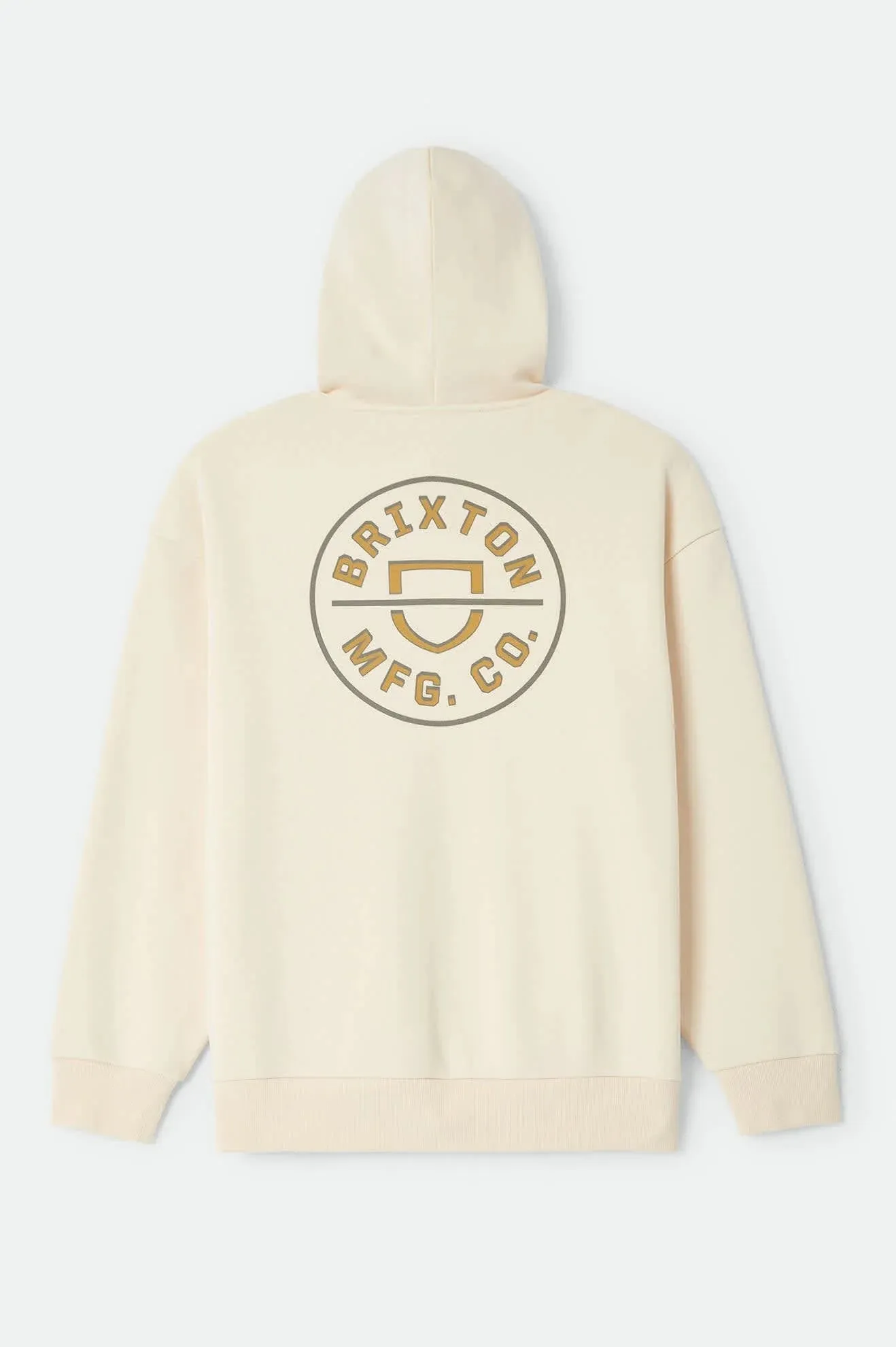 Brixton Men's Crest II Hood - Whitecap sold by Sun Diego Boardshops product image thumbnail 2