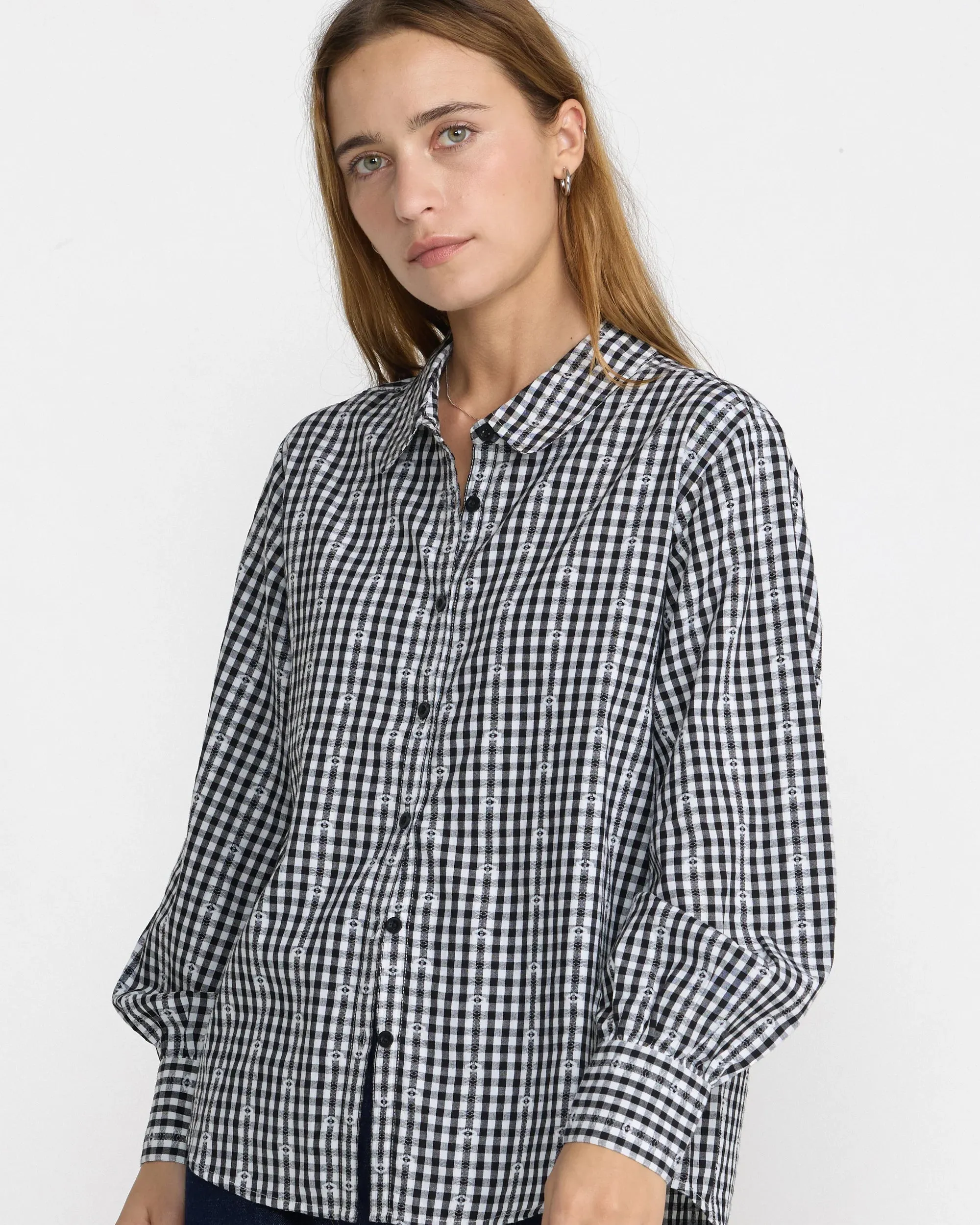 RVCA Women's Go West Long Sleeve Shirt - RVCA Black sold by Sun Diego Boardshops product image thumbnail 3