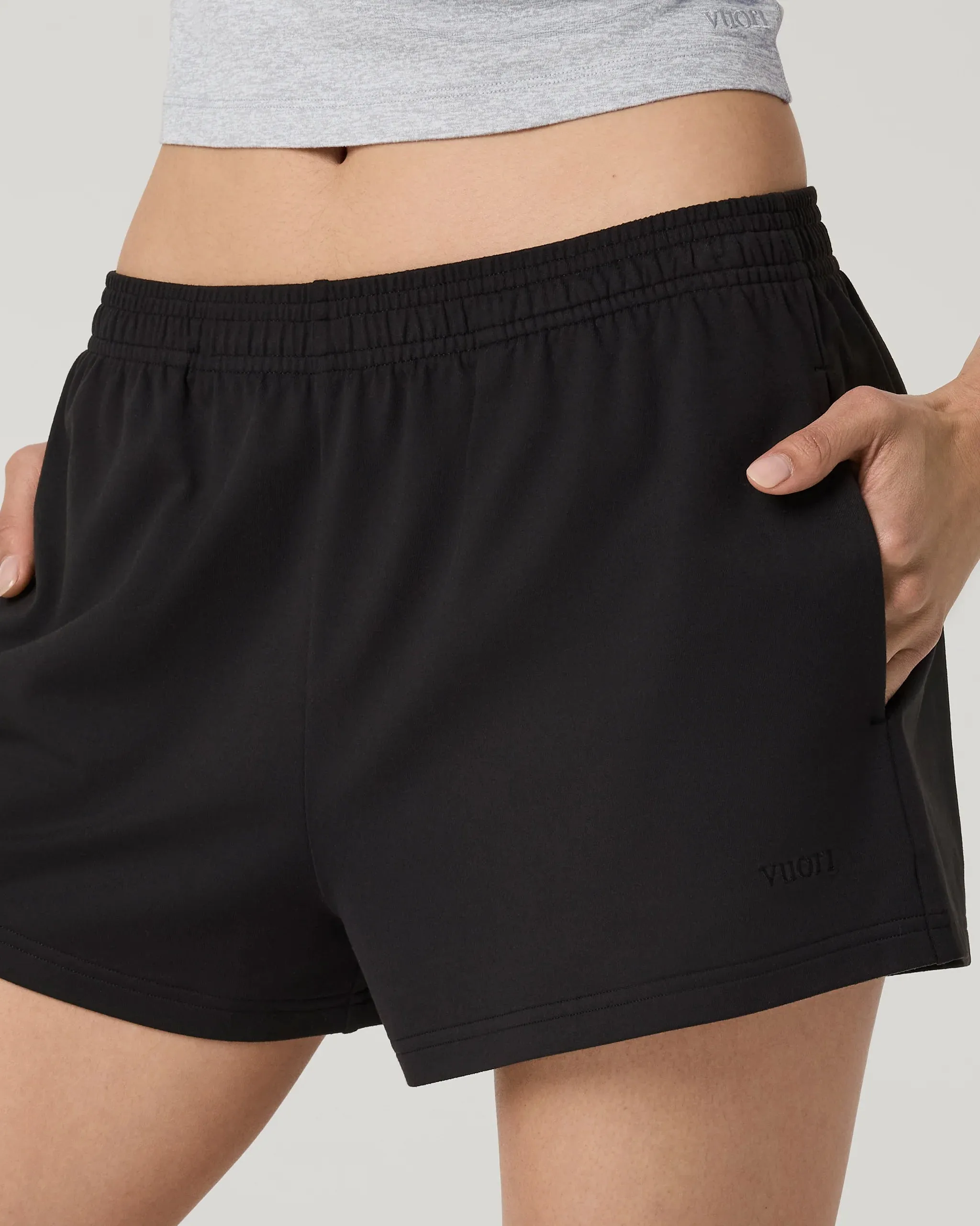 Vuori Women's Halo Short - Solid Black sold by Sun Diego Boardshops product image thumbnail 4