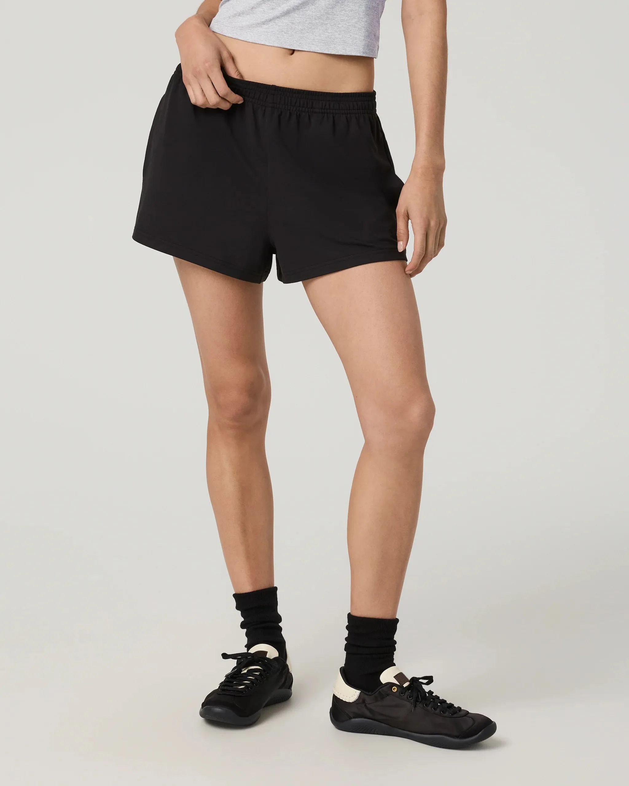 Vuori Women's Halo Short - Solid Black sold by Sun Diego Boardshops product image thumbnail 5