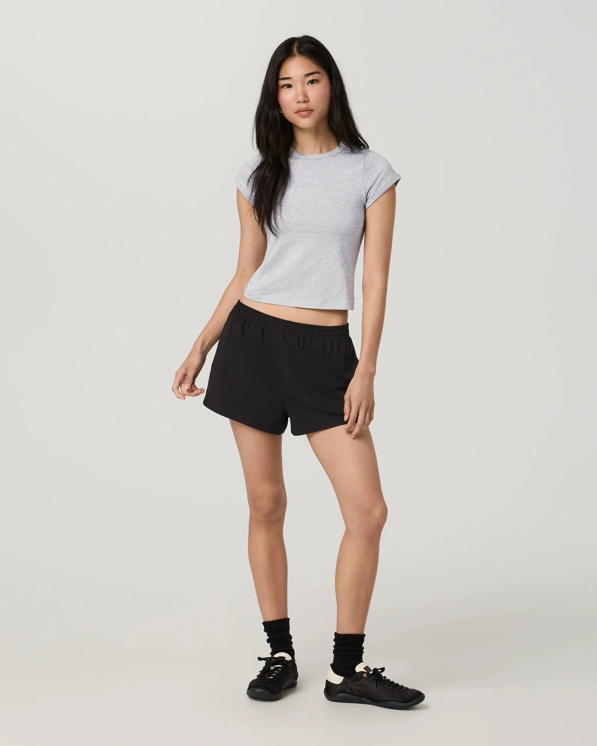 Vuori Women's Halo Short - Solid Black sold by Sun Diego Boardshops product image thumbnail 3