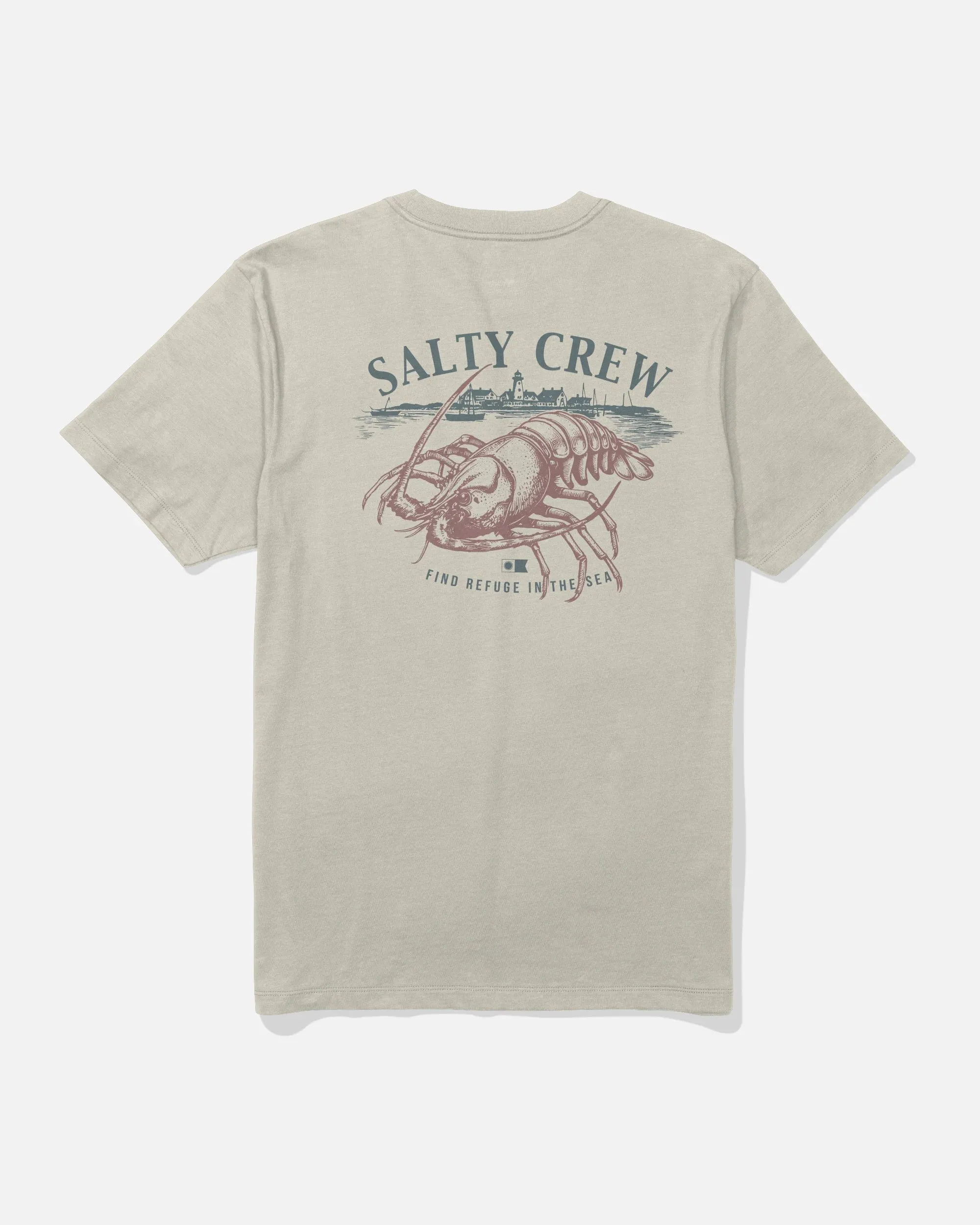 Salty Crew Men's Shelled Crew Tee - Bone sold by Sun Diego Boardshops