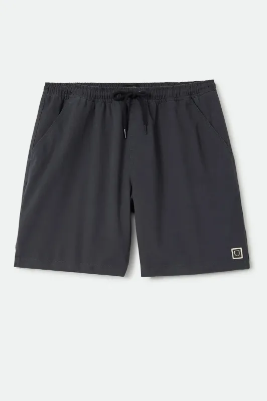 Brixton Men's Everyday Vintage Wash Short - Vintage Black made by Brixton