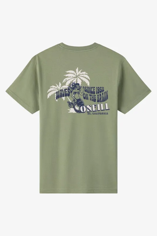 O'Neill Men's Phrase Classic Tee - Sage made by O'Neill