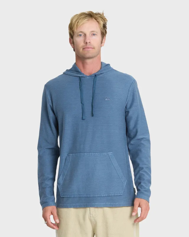 Quiksilver Men's Alamitos Pullover Hoodie - Dark Denim made by Quiksilver