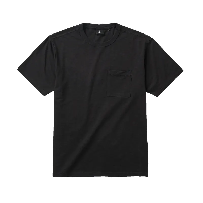 Roark Men's Well Worn Organic Short Sleeve Tee - Black made by Roark