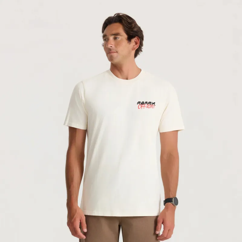 Roark Men's Off Road Premium Tee - Unbleached made by Roark