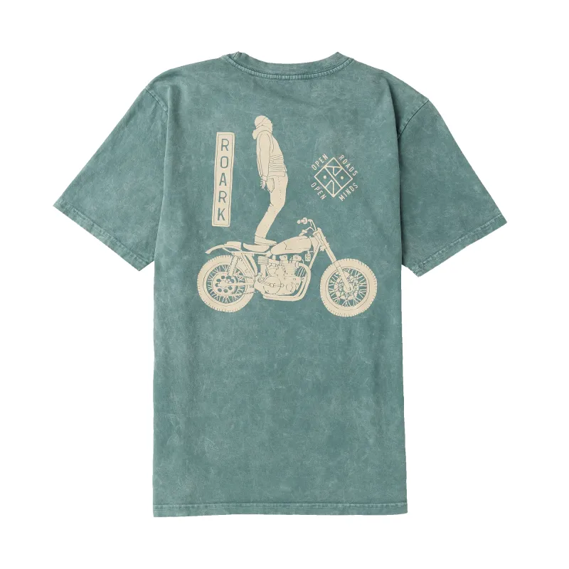 Roark Men's Ghostrider Premium Tee - Slate Green made by Roark