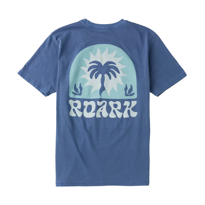 Roark Men's Palm Premium Tee - Neptune made by Roark