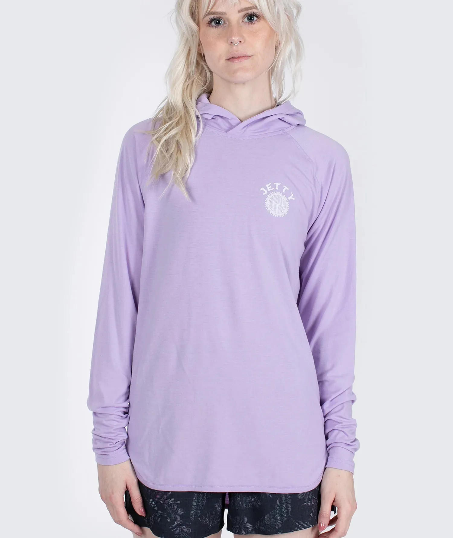Radial Hooded UV Shirt - Lavender sold by Sun Diego Boardshops product image thumbnail 2