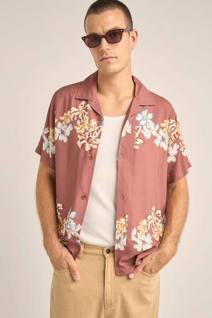 Rhythm Vacation Floral Ss Shirt - CLAY sold by Sun Diego Boardshops product image thumbnail 2