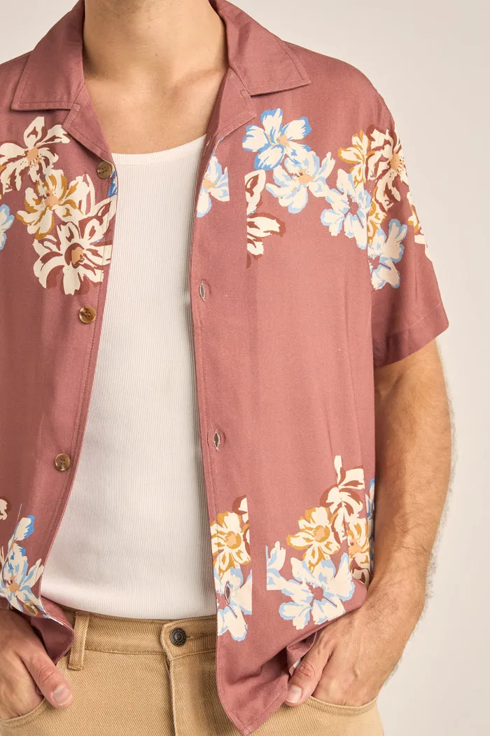 Rhythm Vacation Floral Ss Shirt - CLAY sold by Sun Diego Boardshops product image thumbnail 3