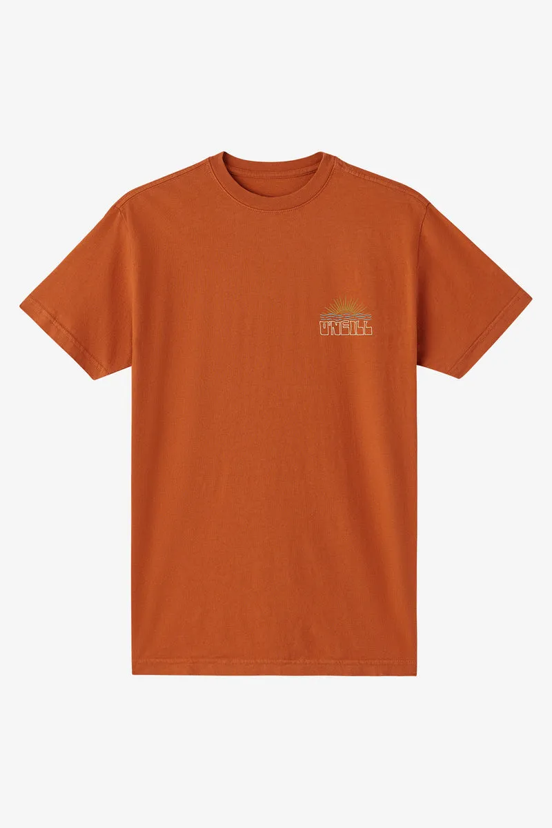 O'Neill RAYS & WAVES MODERN FIT TEE - GINGER BREAD sold by Sun Diego Boardshops product image thumbnail 2