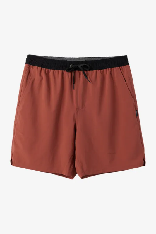 O`Neill PERFORM LINED 17" ATHLETIC SHORTS - MAHOGANY sold by Sun Diego Boardshops