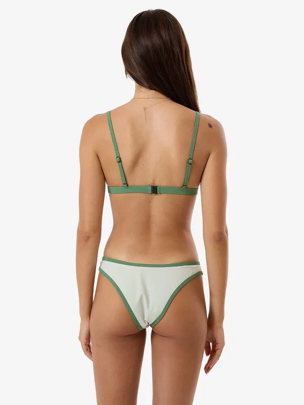 THRILLS Jade Fixed Triangle Bikini Top - CELADON TINT sold by Sun Diego Boardshops product image thumbnail 2