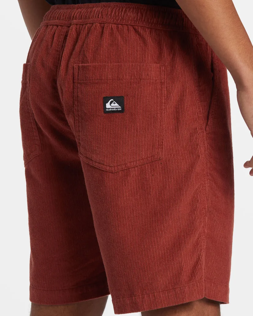 Quiksilver Taxer Corduroy Shorts - HENNA sold by Sun Diego Boardshops product image thumbnail 2