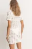Rhythm Sunny Knit Mini Dress - CREAM sold by Sun Diego Boardshops