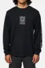 Katin Communal Long Sleeve Tee - BLACK WASH sold by Sun Diego Boardshops