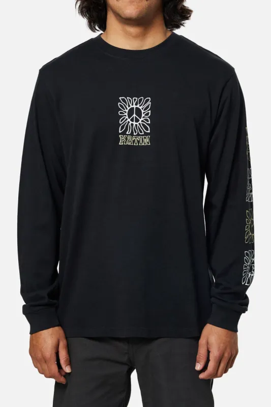 Katin Communal Long Sleeve Tee - BLACK WASH sold by Sun Diego Boardshops
