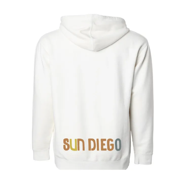 SunDiego Map Hoodie - Pigment White/Rust/Gold/Grey sold by Sun Diego Boardshops product image thumbnail 2