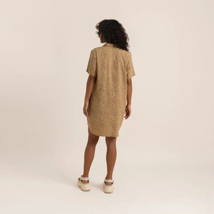 Roark Bless Up Dress - Caramel Leopard sold by Sun Diego Boardshops product image thumbnail 3