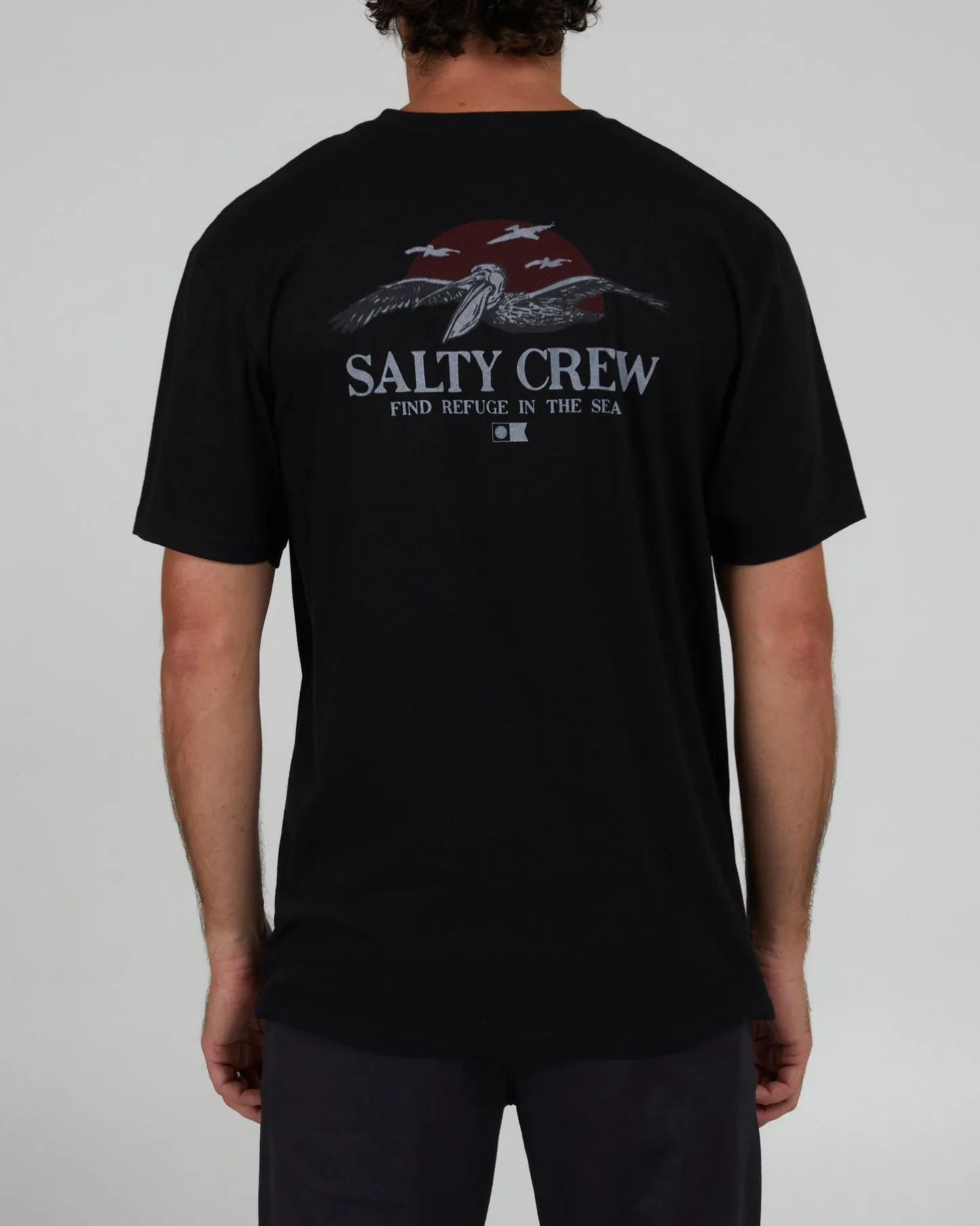 Salty Crew Soarin S/S Premium Tee - BLACK sold by Sun Diego Boardshops
