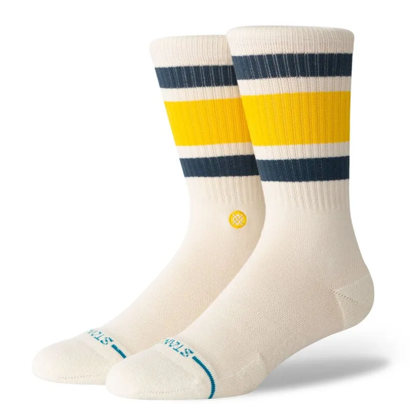 Stance BOYD CREW SOCKS - CREAM sold by Sun Diego Boardshops