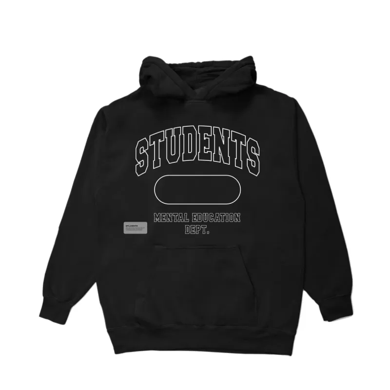 Students Mental Education Dept Pullover Hoodie - Black sold by Sun Diego Boardshops