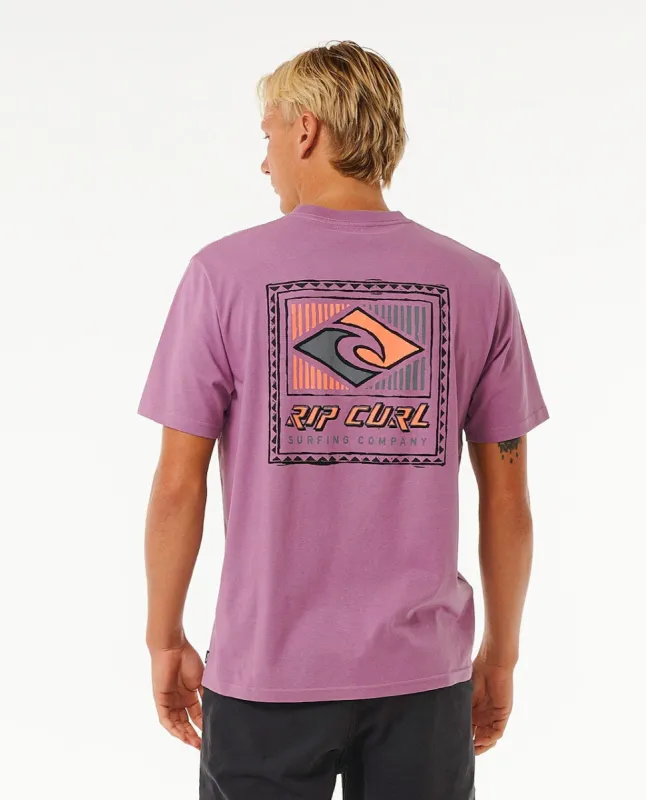 Rip Curl Traditions Tee - DUSTY PURPLE sold by Sun Diego Boardshops