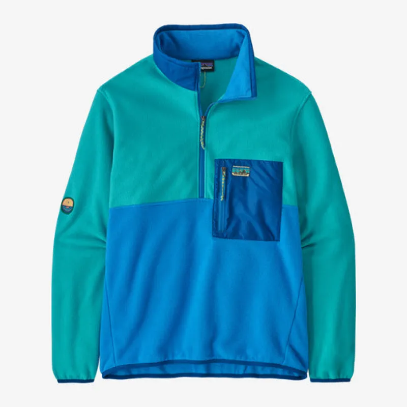 Patagonia Men's Microdini 1/2-Zip Fleece Pullover - Vessel Blue sold by Sun Diego Boardshops
