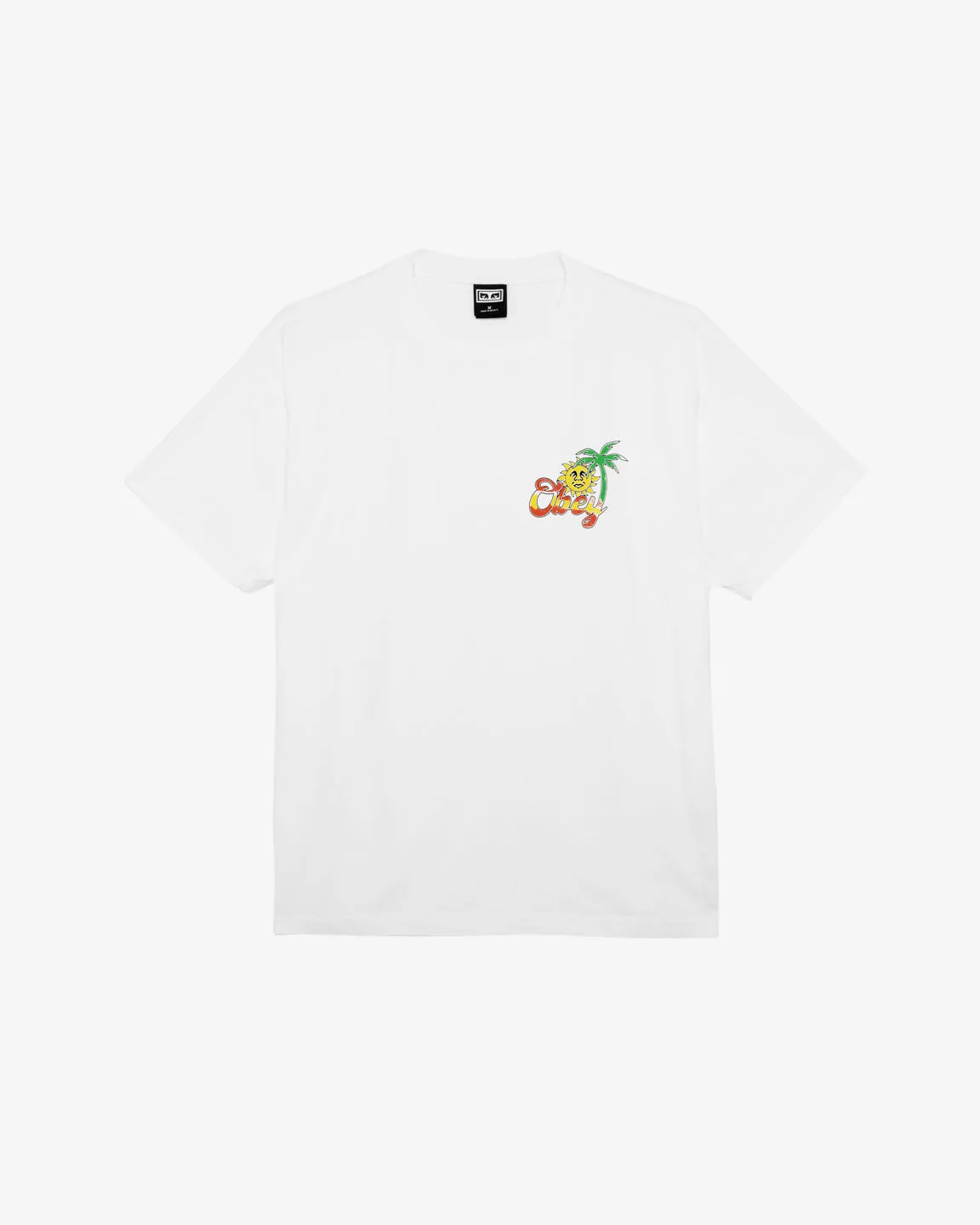 Obey ISLAND OF OBEY HEAVYWEIGHT T-SHIRT - WHITE sold by Sun Diego Boardshops product image thumbnail 2