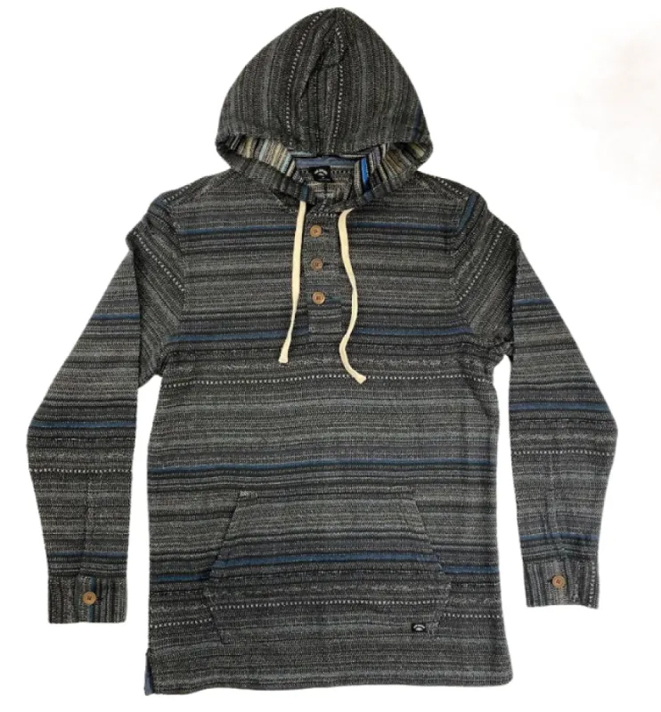 SunDiego Balboa Hoodie - Black Stripe sold by Sun Diego Boardshops