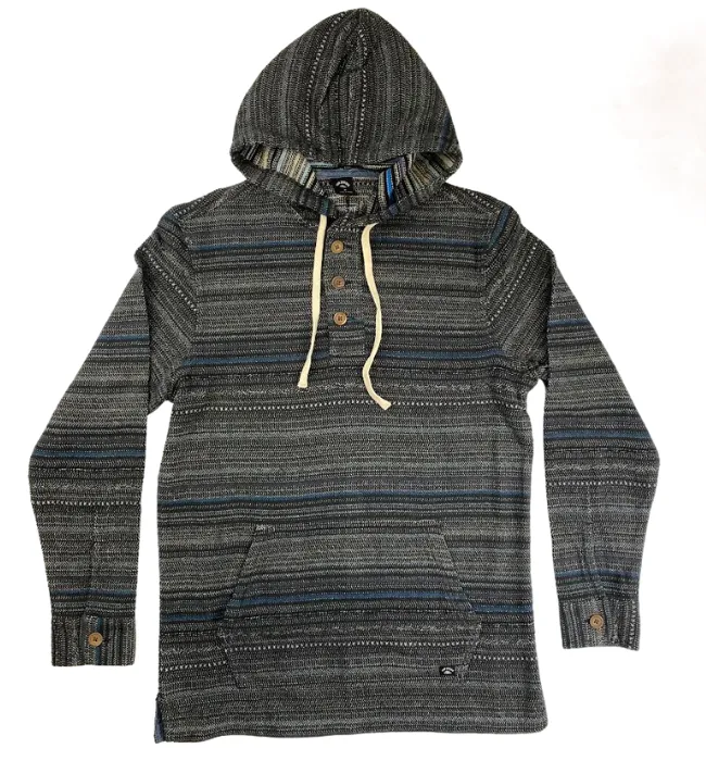SunDiego Balboa Hoodie - Black Stripe sold by Sun Diego Boardshops