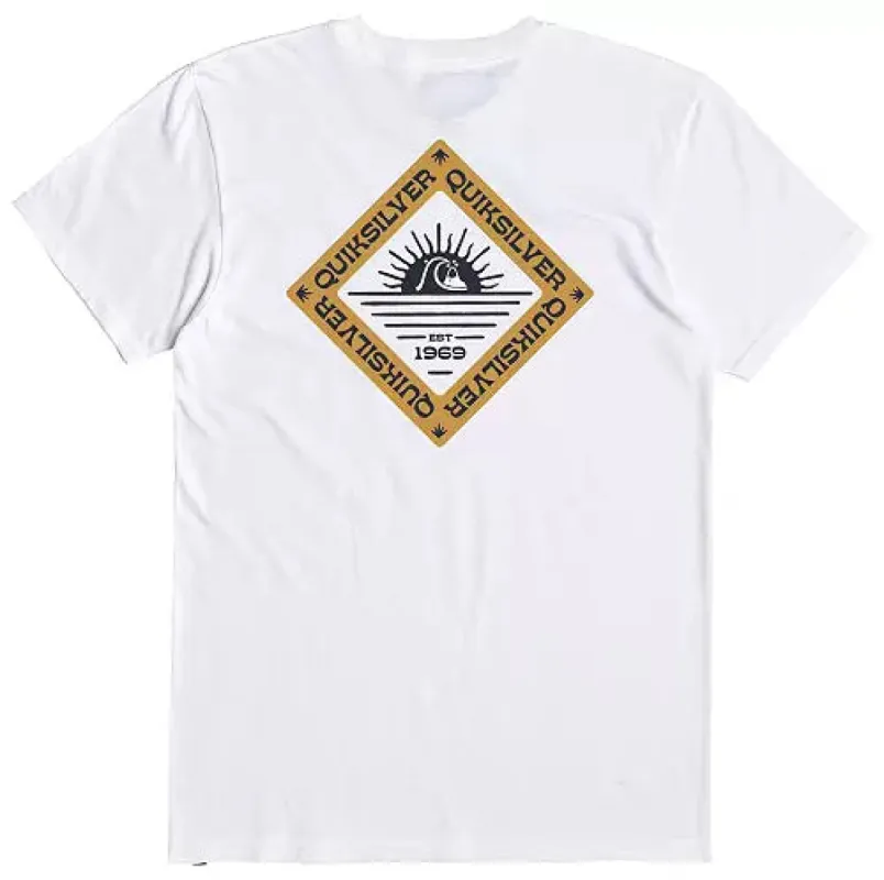 Quiksilver West Wind Short Sleeve T-Shirt - WHITE sold by Sun Diego Boardshops
