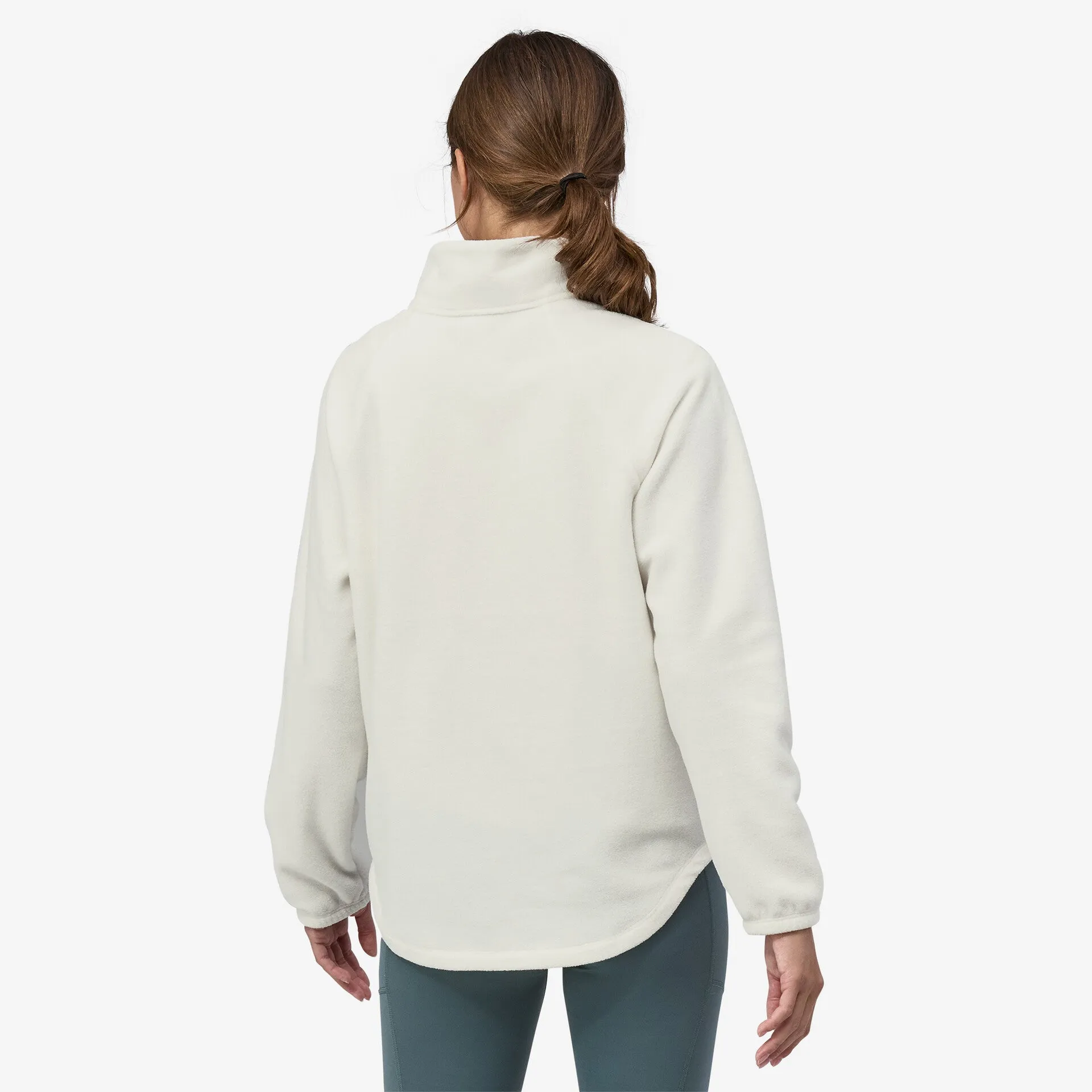 Patagonia Women's Classic Microdini Fleece Jacket - BIRCH WHITE sold by Sun Diego Boardshops product image thumbnail 2