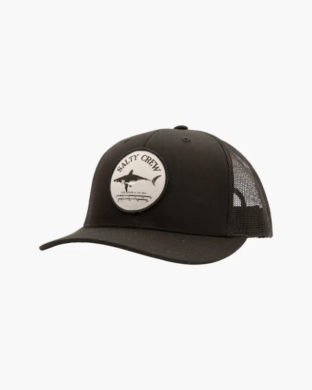 Salty Crew Bruce Retro Trucker - Black sold by Sun Diego Boardshops