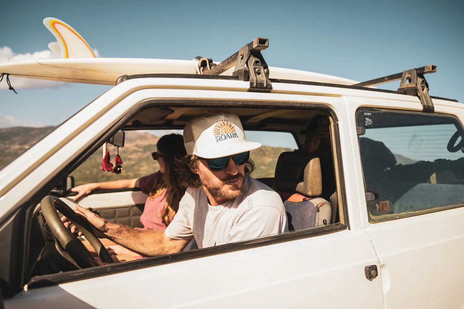 ROARK Station Trucker Snapback Hat - BONE sold by Sun Diego Boardshops product image thumbnail 2