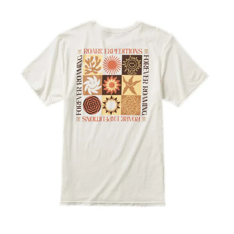 ROARK Roark Expeditions Premium Tee - MOSAIC OFF WHITE sold by Sun Diego Boardshops